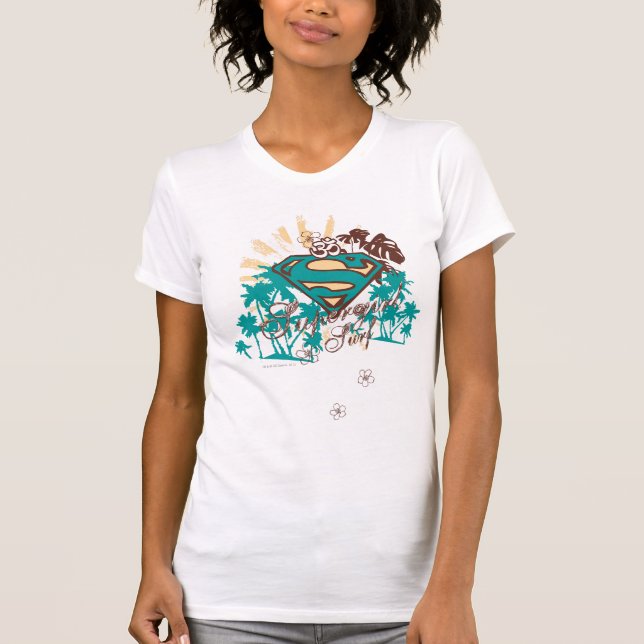 Supergirl Surf T-Shirt (Vorderseite)