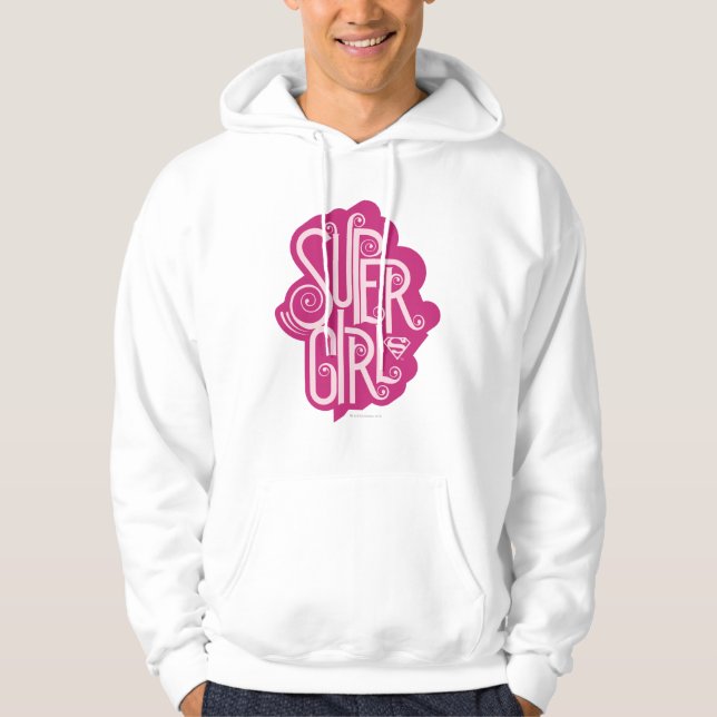 Supergirl Swirl 1 Hoodie (Vorderseite)