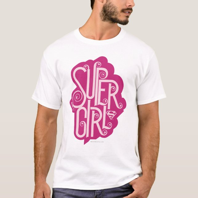Supergirl Swirl 1 T-Shirt (Vorderseite)