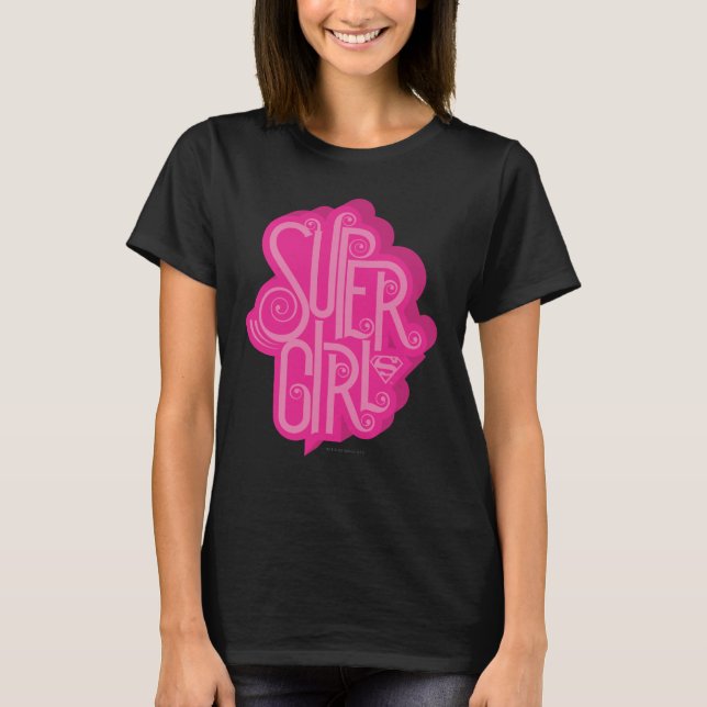 Supergirl Swirl 2 T-Shirt (Vorderseite)