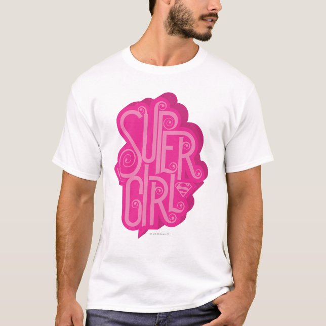 Supergirl Swirl 2 T-Shirt (Vorderseite)