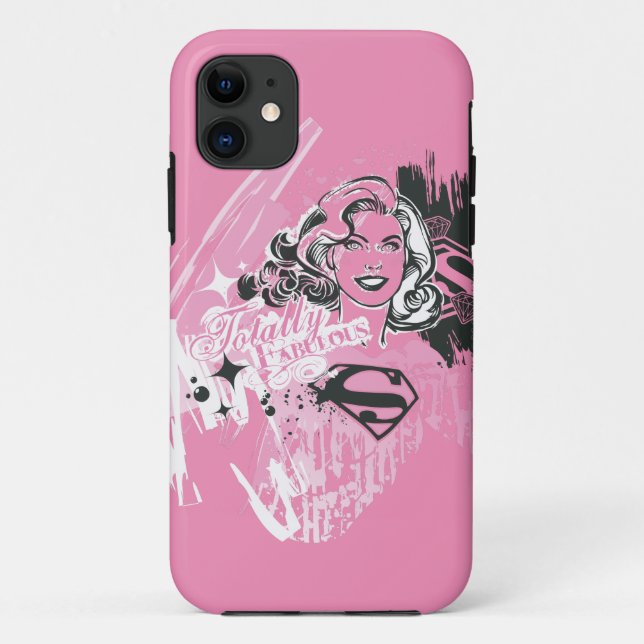 Supergirl Totally Fabulous Case-Mate iPhone Hülle (Rückseite)