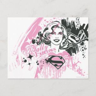 Supergirl Totally Fabulous Postkarte