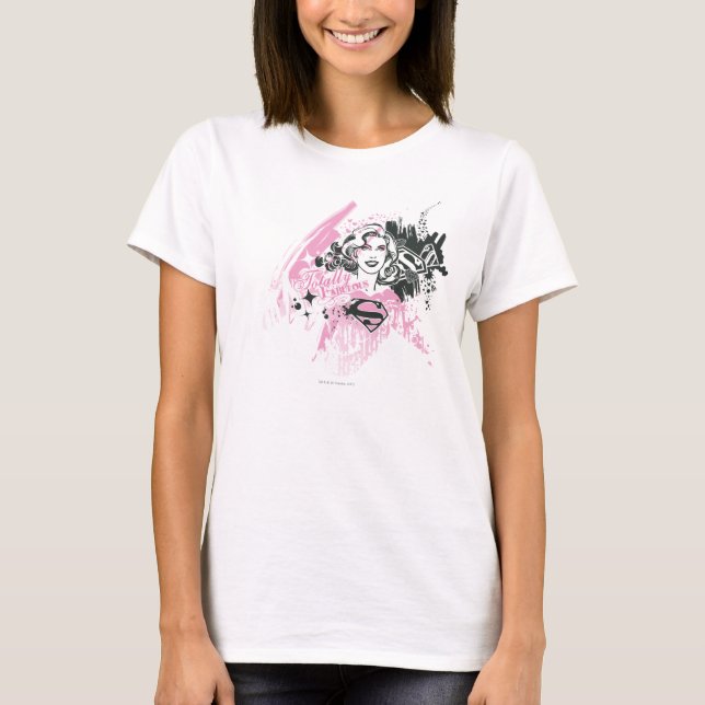 Supergirl Totally Fabulous T-Shirt (Vorderseite)