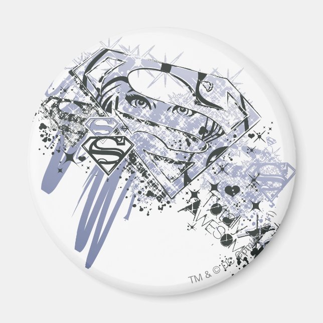 Supergirl Totally Phantastisch Magnet (Vorne)