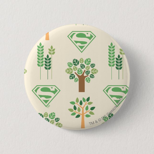 Supergirl Trees Button (Vorderseite)