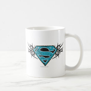 Supergirl Tribal Pattern Logo Kaffeetasse