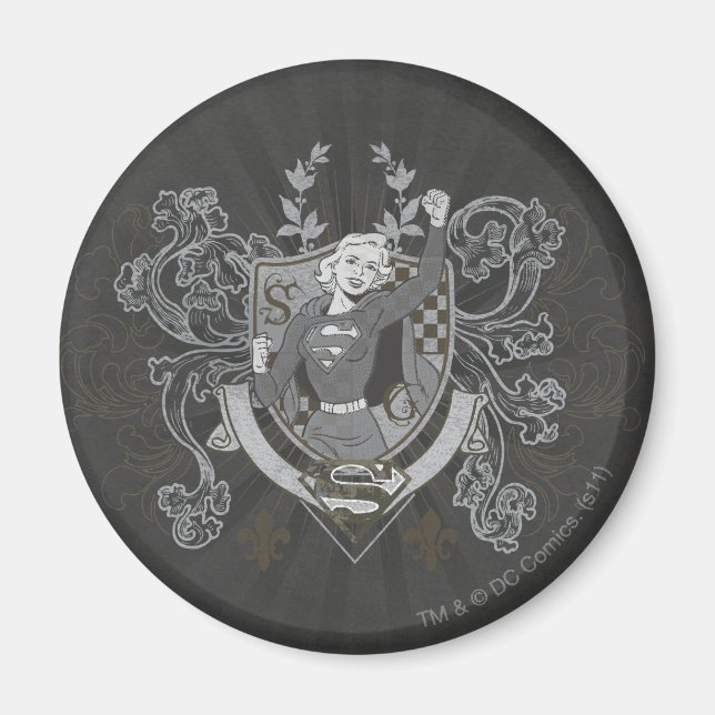 Supergirl-Wappen Magnet (Vorne)