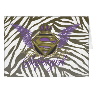 Supergirl Zebra Print