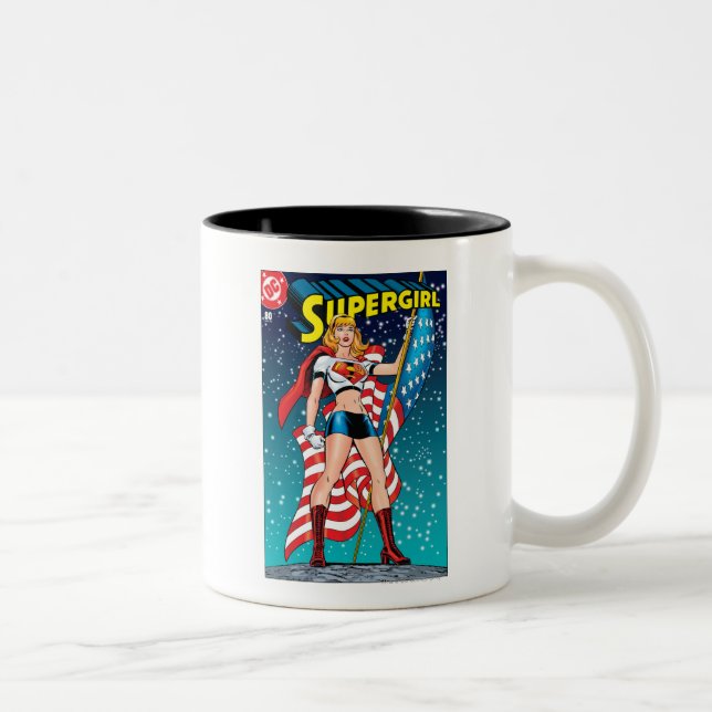 Supergirl Zweifarbige Tasse (Rechts)