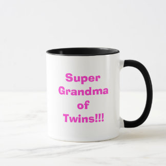 Supergroßmutter der Zwillinge!!! Tasse
