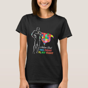 Superheld Autistic Vater Sein Kampf ist mein neuer T-Shirt