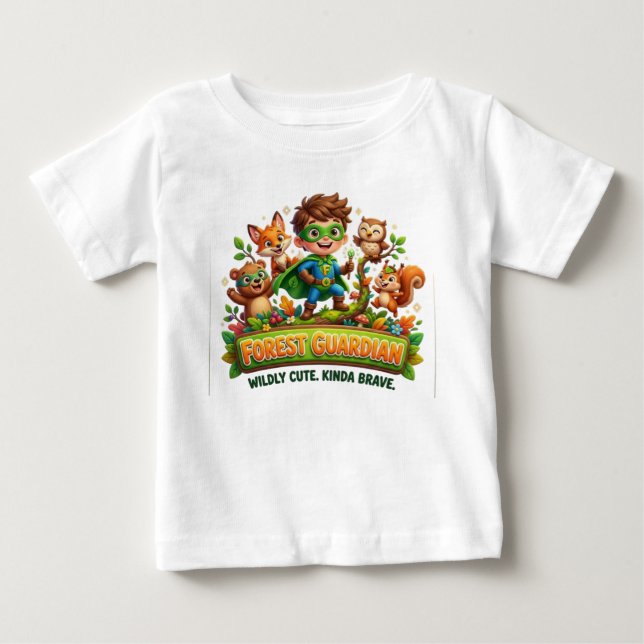 SUPERHELD BABY T-SHIRT (Vorderseite)