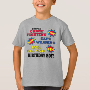 Superheld Birthday - Comic-Buch schauen Geburtstag T-Shirt