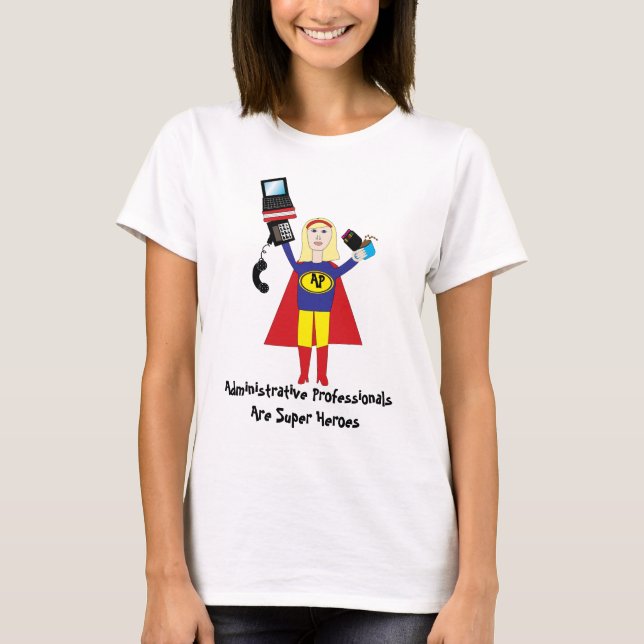 Superheld (Blonde) T-Shirt (Vorderseite)