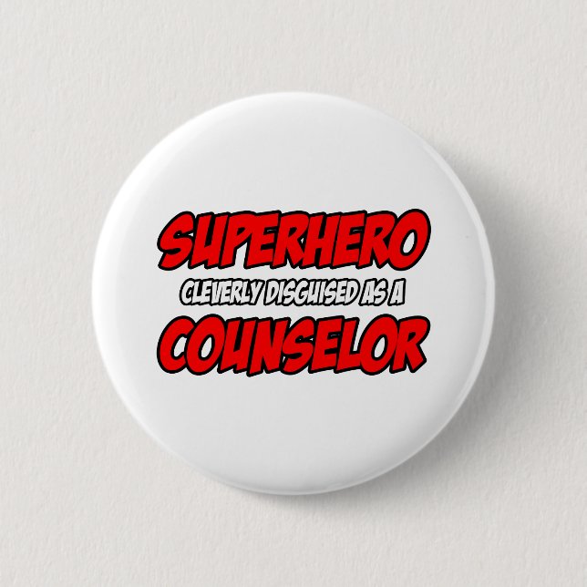 Superheld Button (Vorderseite)
