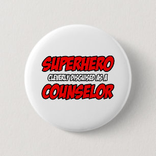 Superheld Button