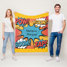 Superheld Comic-Book Pop-Art Jungen-Geburtstagsges