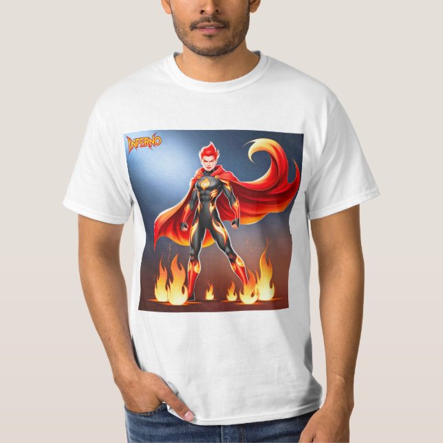 Superheld: Der Power und die Kraft T-Shirt (Vorderseite)