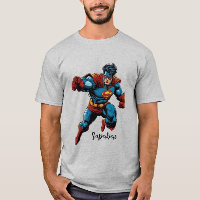 Superheld-Hemd T-Shirt (Vorderseite)