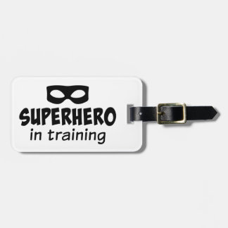 Superheld im Training Gepäckanhänger