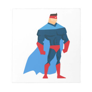 Superheld in Aktion Notizblock