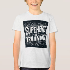 Superheld in der Ausbildung Tri-Blend Shirt