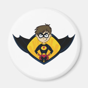 Superheld-Jungen-Magnet Magnet
