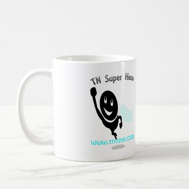 Superheld-Kaffeetasse Kaffeetasse (Links)