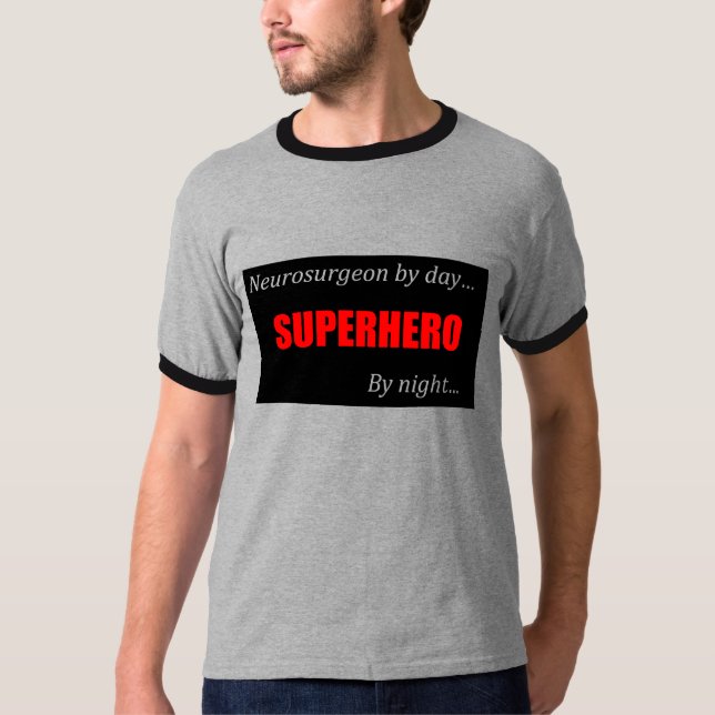 Superheld-Neurochirurg-T-Shirt T-Shirt (Vorderseite)