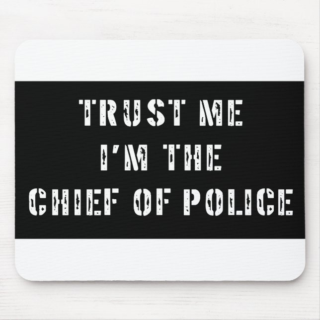 Superheld-Polizeichef Mousepad (Vorne)