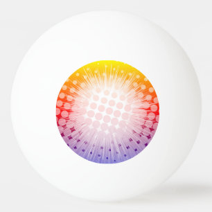 Superheld Pop Art Lila Tischtennisball