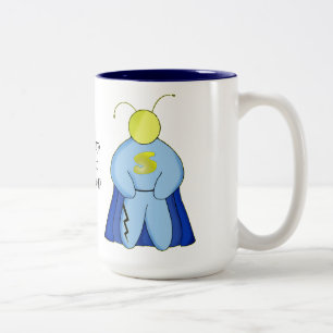 Superheld Zweifarbige Tasse