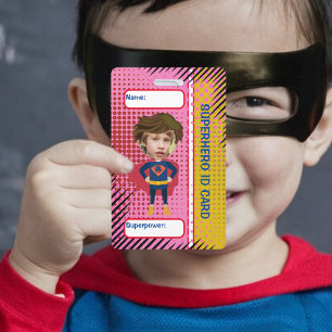 Superhelden-Ausweis Kinder Superhelden lustige Ide Ausweis