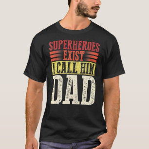 Superhelden existieren ich nenne ihn Papa Retro Va T-Shirt