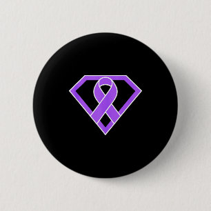 Superhelden-Held-Krieger-Kämpfer Lupus-Bewusstsein Button