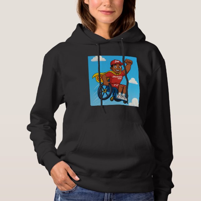 Superhelden Hoodie Damen (Vorderseite)