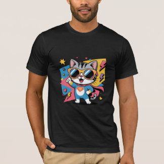 Superhelden-Kitty-Power T-Shirt