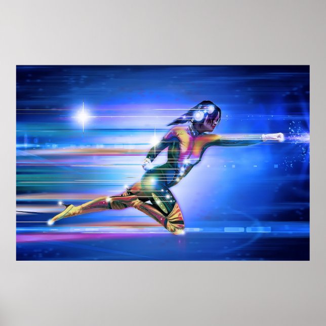 Superhelden-Poster Poster (Vorne)