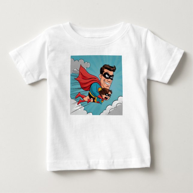 Superhelden-Vater Toddler T-Shirt (Vorderseite)