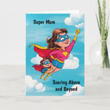 Superheldin Mama Personalisiert