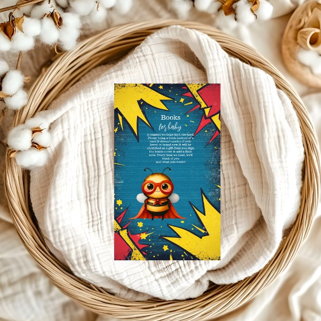 Superhero Animals Boy Baby Shower Books for Baby Begleitkarte (Von Creator hochgeladen)