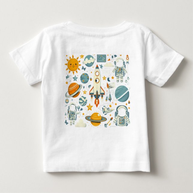 Superhero Baby Baby T-shirt (Rückseite)