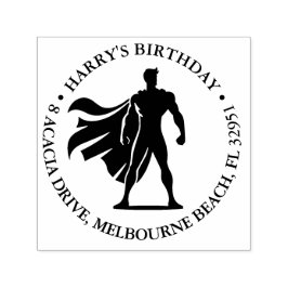 Superhero Birthday Bash Permastempel
