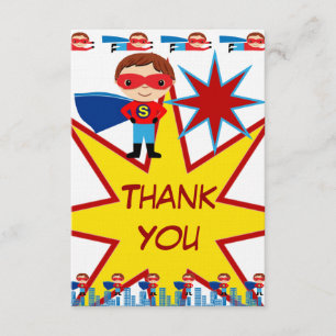 Superhero Birthday Personalisiert Vielen Dank, Kar Dankeskarte