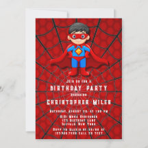 SuperHero Boy Birthday Party