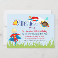 Superhero Boy/Girl Birthday Party