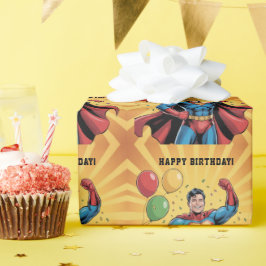 Superhero Boys Birthday Party Geschenkpapier