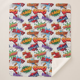 Superhero Bubble Pattern Sherpadecke