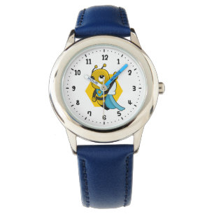 Superhero-Cartoon-Uhr Armbanduhr